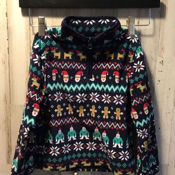 Oshkosh fleece pullover youth size 4 - Picture 1 of 3